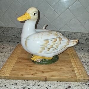 Vintage Neiman Marcus Duck Tureen